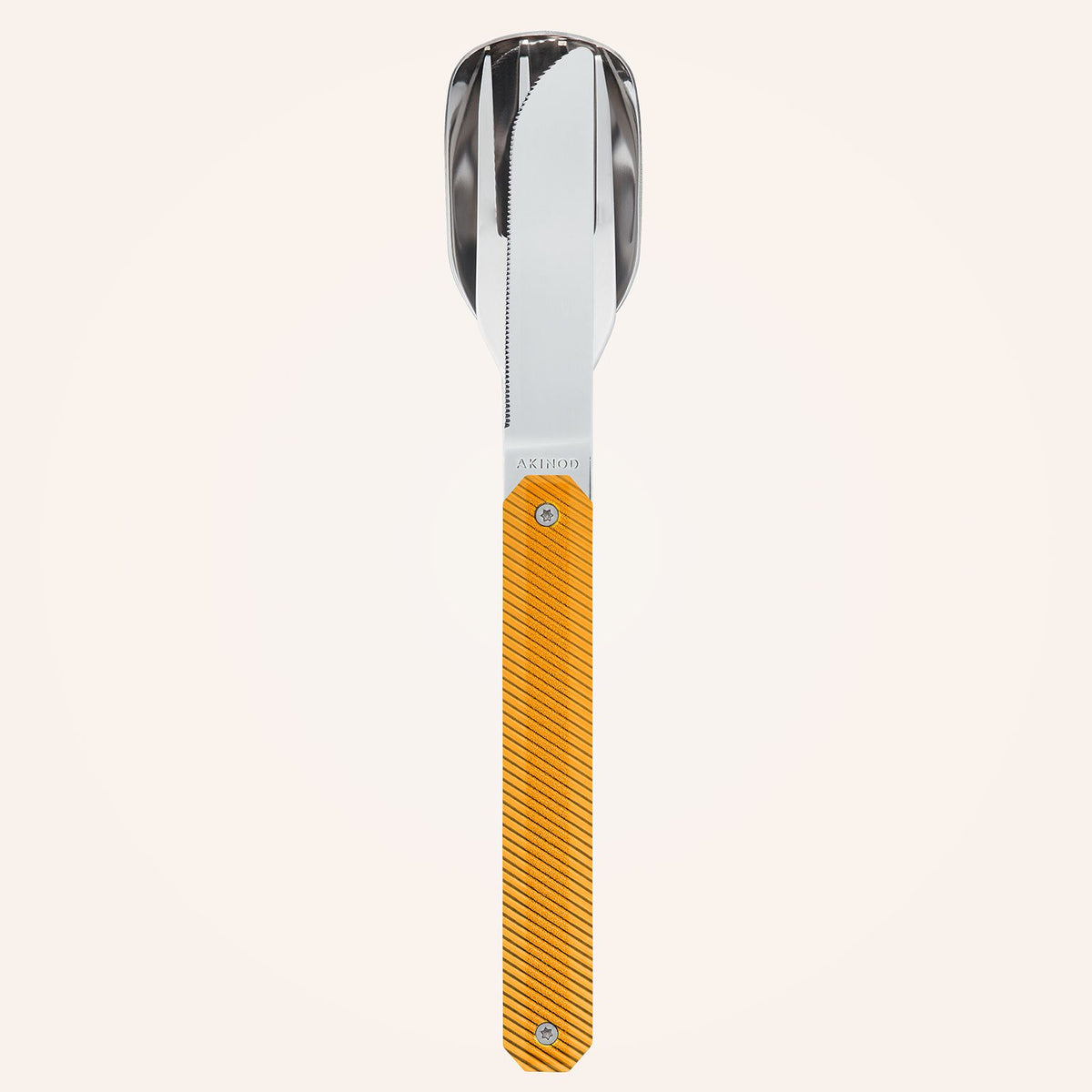 Besteck 12:34, Aluminium orange