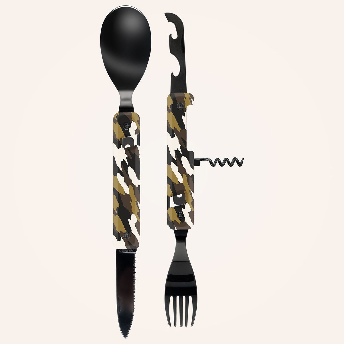 Multi Besteck 13:25, Camo grün