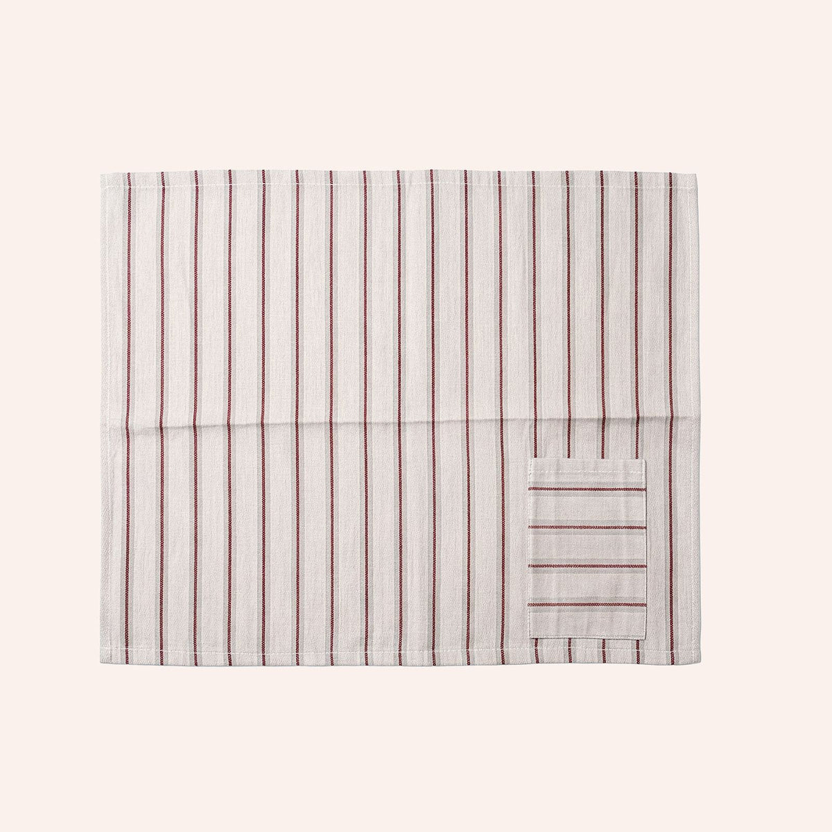 Rollbare Serviette 11:37, Burgunderrot