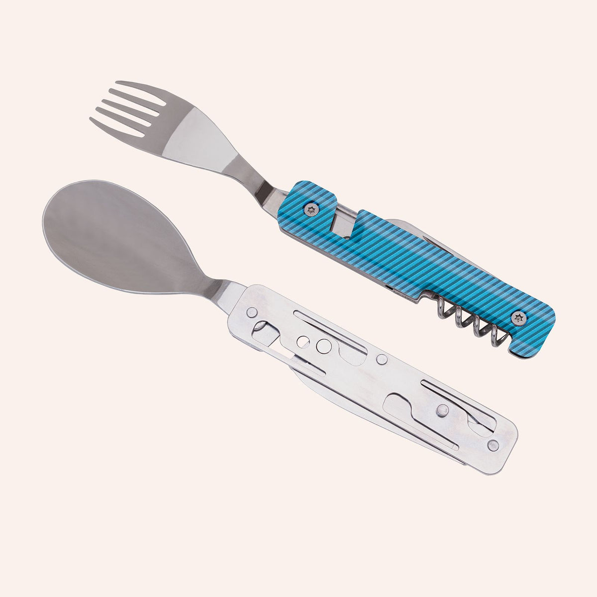 Multi Besteck 13:25, Aluminium lagunenblau