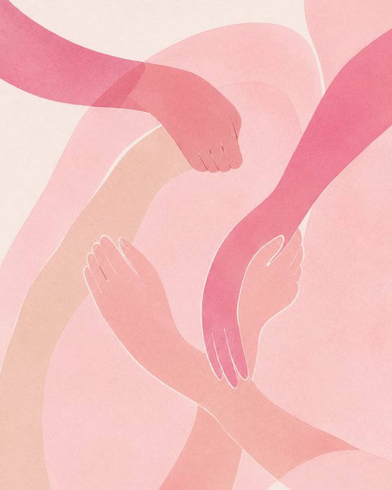 Rosa Aquarell Nr. 1
