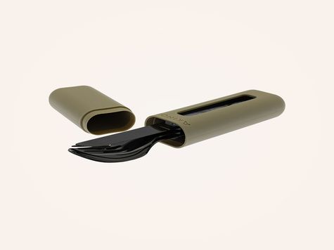 Besteck 12:34, Camo grün