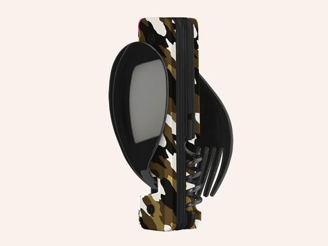 Couverts multifonction 13:25, Camo vert