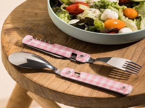 Multi Besteck 13:25, Vichy Rosa