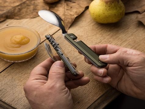 Multi Besteck 13:25, Aluminium khaki