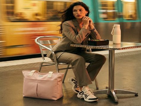 Doppelwandige Flasche 07:20, Beige