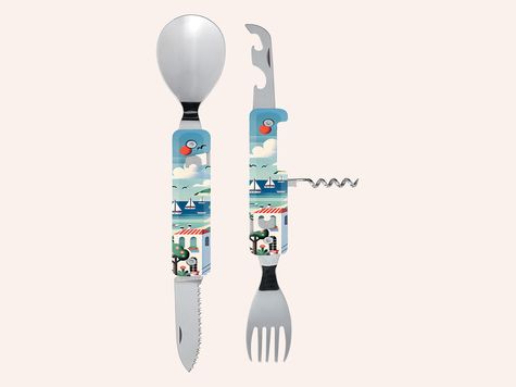 Multifonction Utensils 13:25, Sea side