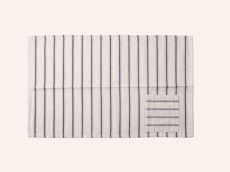 Rollbare Serviette 11:37, Blau