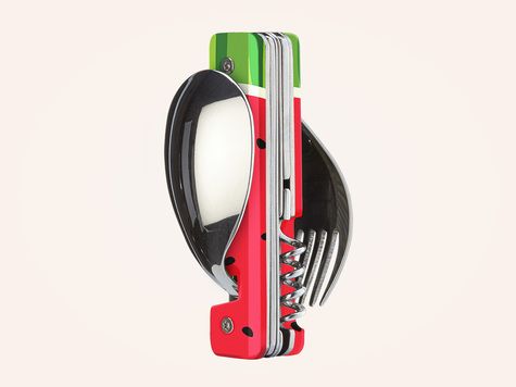 Multifunktionales Besteck 13h25, Wassermelone