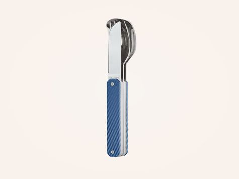 Utensils 12:34, Blue aluminum