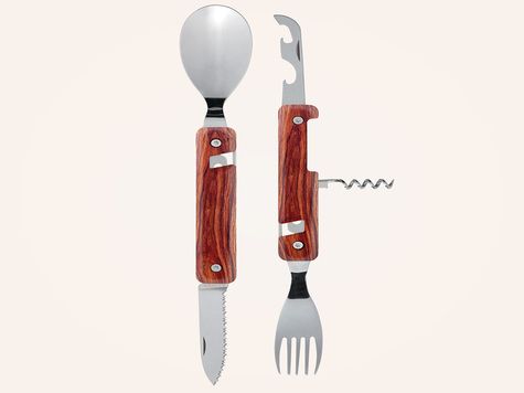 Multifonction Utensils 13:25, Coral wood