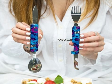 Multifunction Cutlery 13:25, Hibiscus