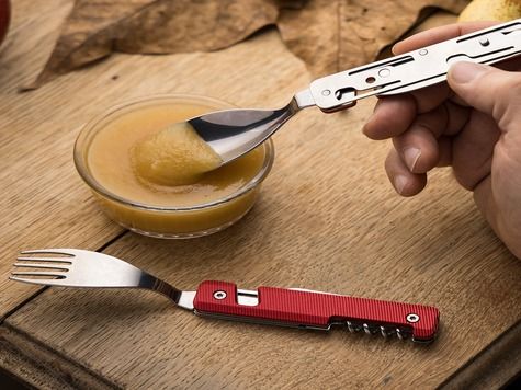 Multifunction Cutlery 13:25, Red aluminum