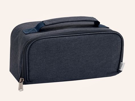 Bento + Lunch bag 11h58, Schwarz / Grau meliert