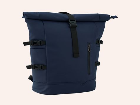 Rolltop cooler backpack 09:12, Ultramarine blue