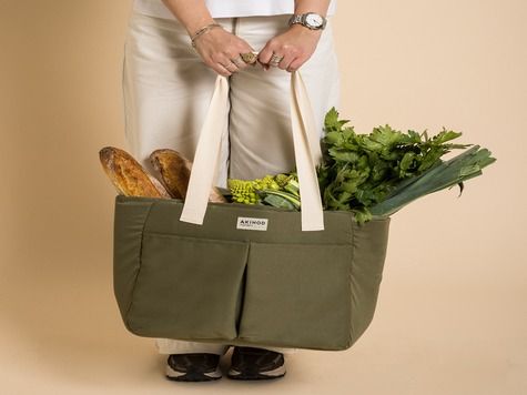 Insulated shopping bag 10:47, Olive