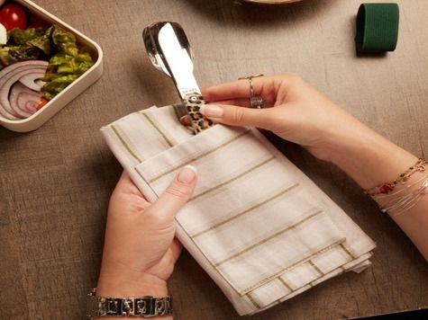 Rollbare Serviette 11:37, Khaki